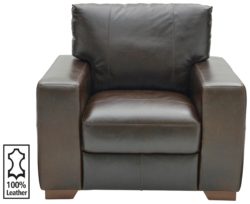 Heart of House - Eton - Leather Chair - Chocolate